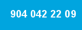904 042 22 09 904 042 22 09